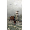 РЕПРОДУКЦИИ НА КАРТИНИ Щъркелът лети (1884)